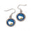 Georgia Southern Eagles Earrings Round Style (CDG)