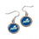 Florida Gulf Coast Eagles Earrings Round Style (CDG)