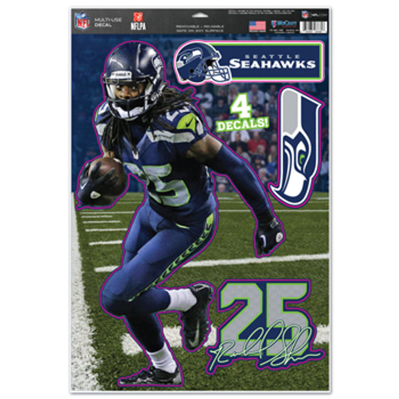 Seattle Seahawks Richard Sherman Decal 11x17 Multi Use (CDG)