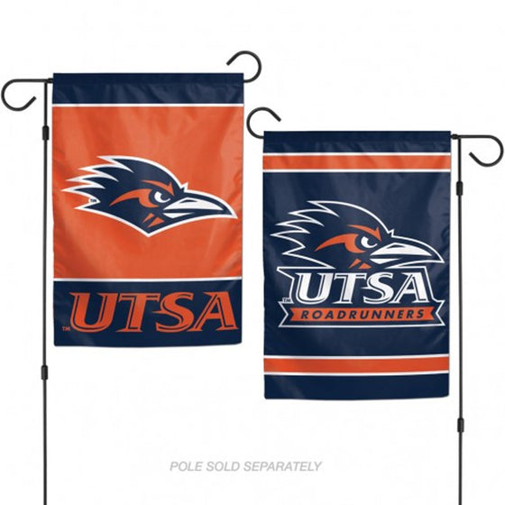 Texas-San Antonio Roadrunners Flag 12x18 Garden Style 2 Sided - Special Order