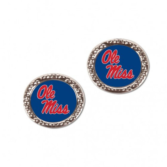 Mississippi Rebels Earrings Post Style (CDG)