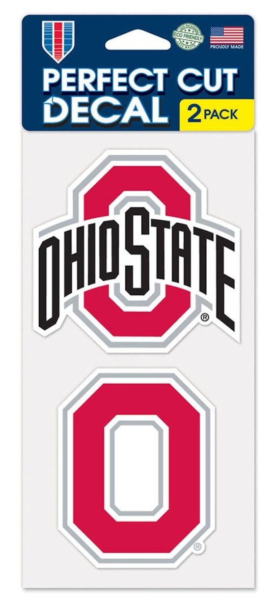 Ohio State Buckeyes Set of 2 Die Cut Decals