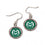 Colorado State Rams Earrings Round Style (CDG)