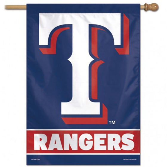 Texas Rangers Banner 28x40 Vertical Alternate Design - Special Order