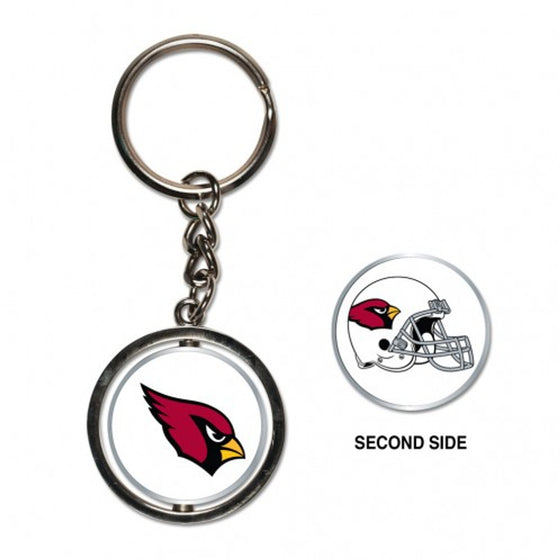 Arizona Cardinals Key Ring Spinner Style - Special Order