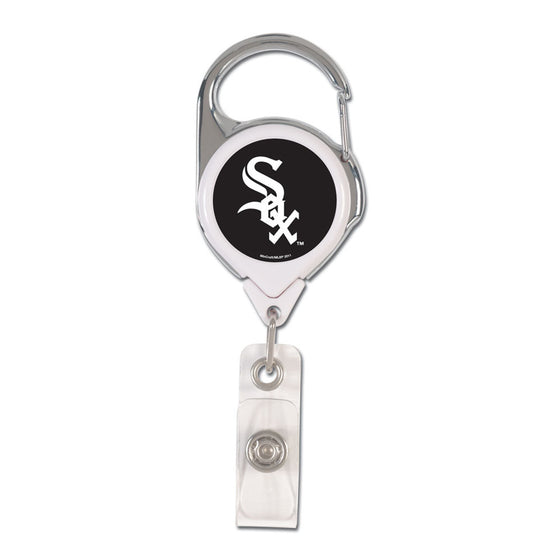 Chicago White Sox Badge Holder Premium Retractable - Special Order