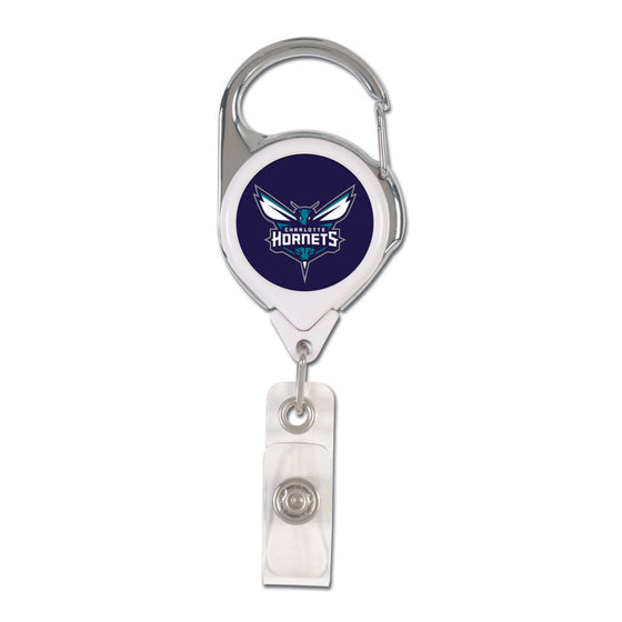 Charlotte Hornets Badge Holder Premium Retractable - Special Order