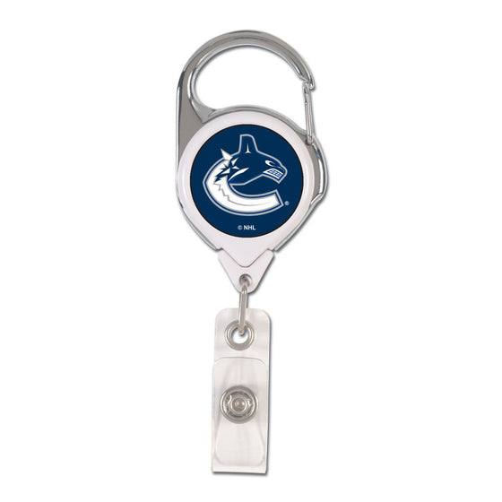 Vancouver Canucks Badge Holder Premium Retractable - Special Order