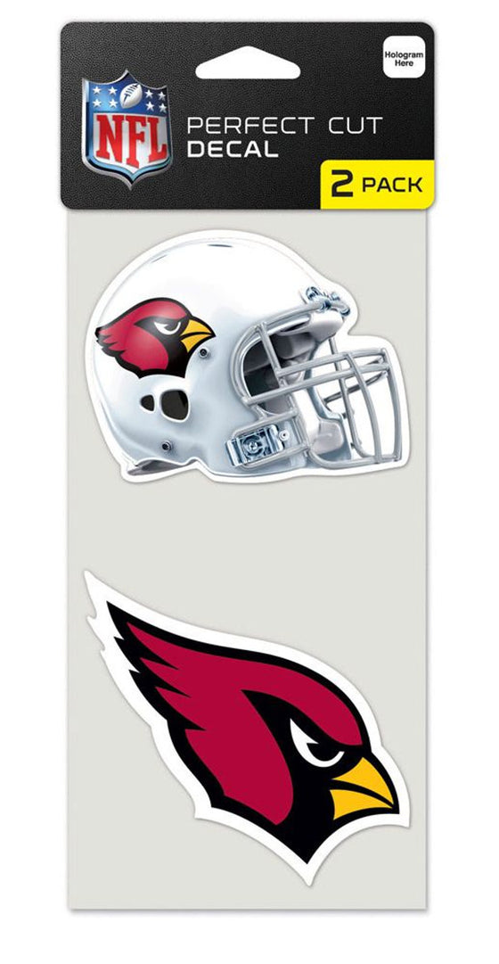 Arizona Cardinals Set of 2 Die Cut Decals - Special Order