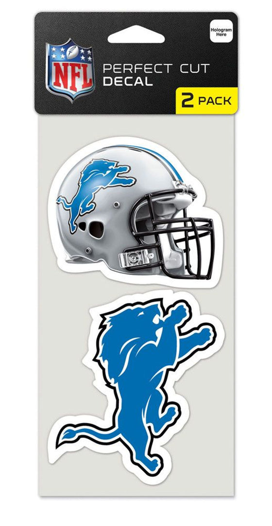 Detroit Lions Set of 2 Die Cut Decals