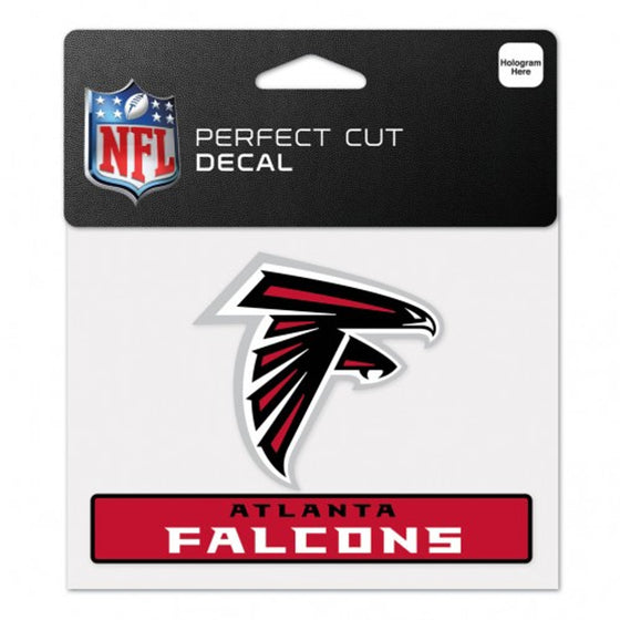 Atlanta Falcons Decal 4.5x5.75 Perfect Cut Color - Special Order