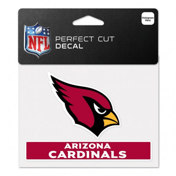 Arizona Cardinals Decal 4.5x5.75 Perfect Cut Color - Special Order