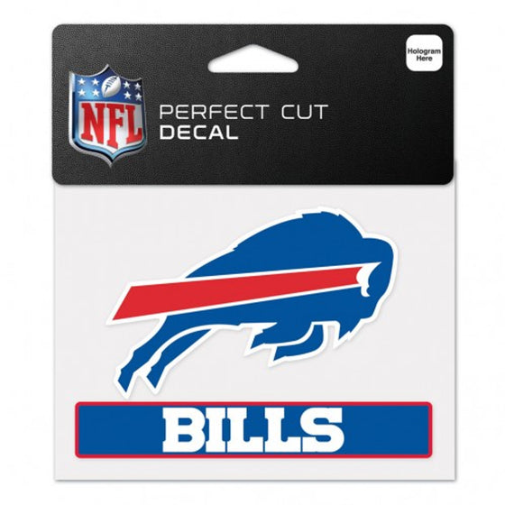 Buffalo Bills Decal 4.5x5.75 Perfect Cut Color