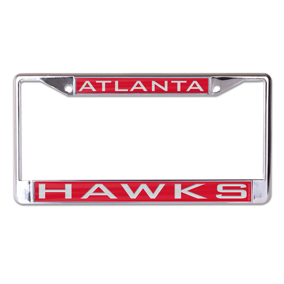 Atlanta Hawks License Plate Frame - Inlaid - Special Order