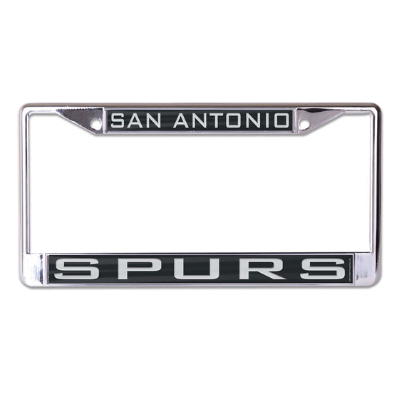 San Antonio Spurs License Plate Frame - Inlaid - Special Order