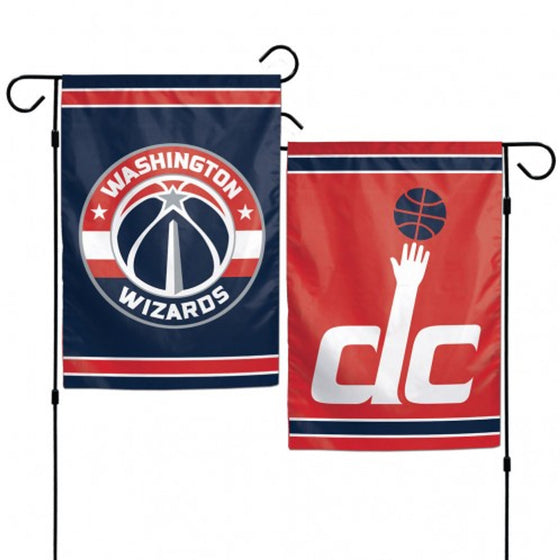 Washington Wizards Flag 12x18 Garden Style 2 Sided - Special Order