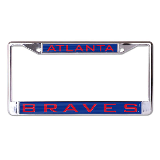 Atlanta Braves License Plate Frame - Inlaid - Special Order