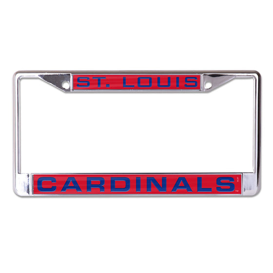 St. Louis Cardinals License Plate Frame - Inlaid - Special Order