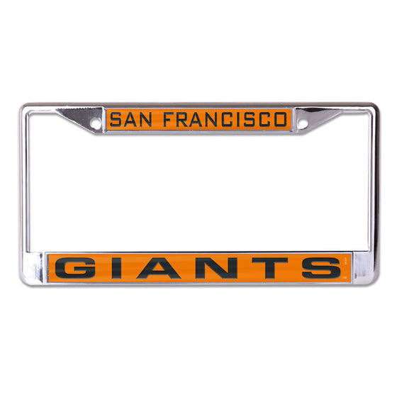 San Francisco Giants License Plate Frame - Inlaid - Special Order