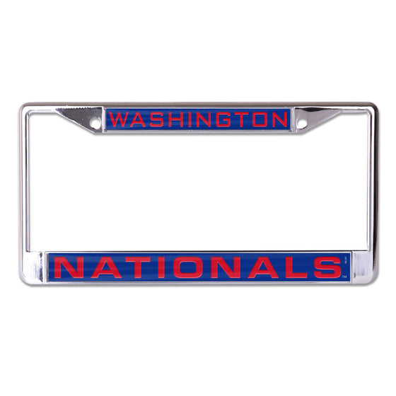 Washington Nationals License Plate Frame - Inlaid - Special Order