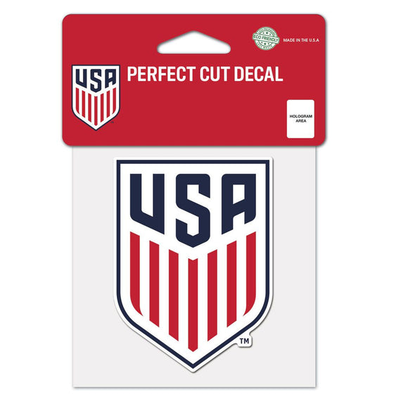 US Soccer National Team Decal 4x4 Perfect Cut Color - Special Order