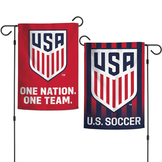 US Soccer National Team Flag 12x18 Garden Style 2 Sided - Special Order