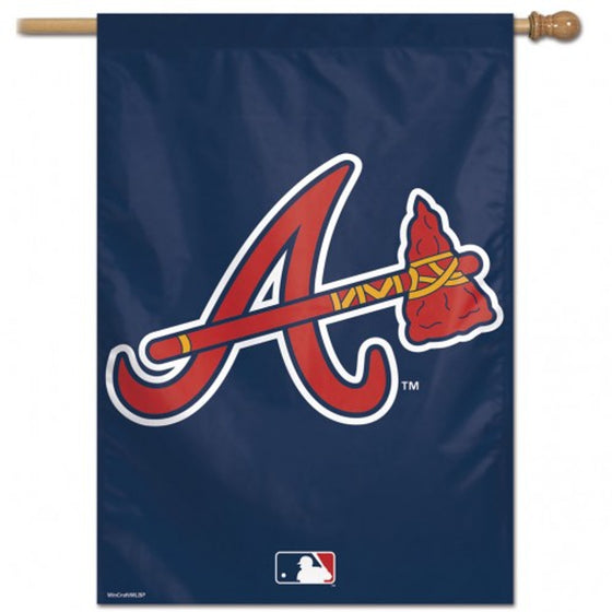 Atlanta Braves Banner 28x40 Vertical - Special Order