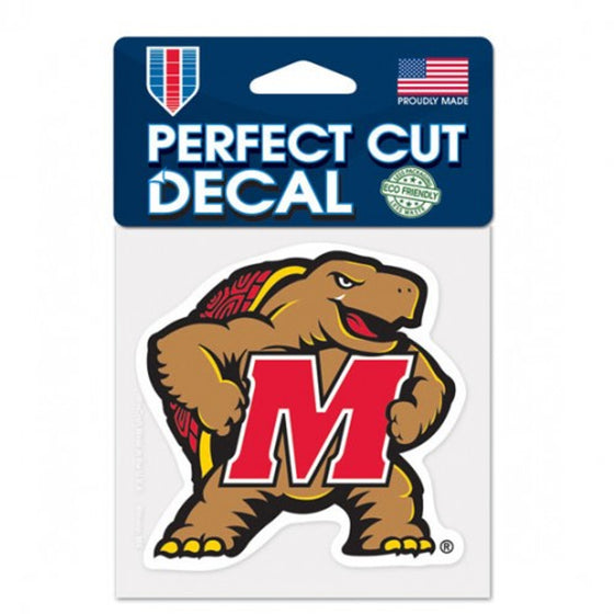 Maryland Terrapins Decal 4x4 Perfect Cut Color