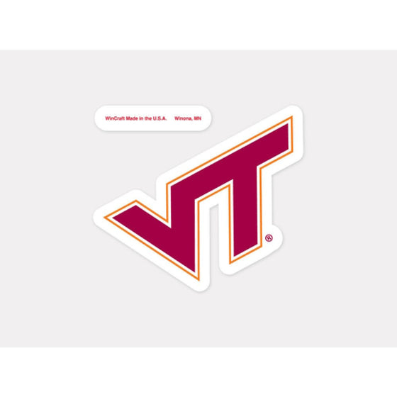 Virginia Tech Hokies Decal 4x4 Perfect Cut Color