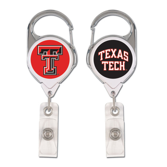 Texas Tech Red Raiders Badge Holder Premium Retractable - Special Order