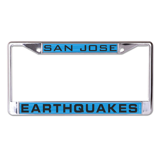 San Jose Earthquakes License Plate Frame - Inlaid - Special Order