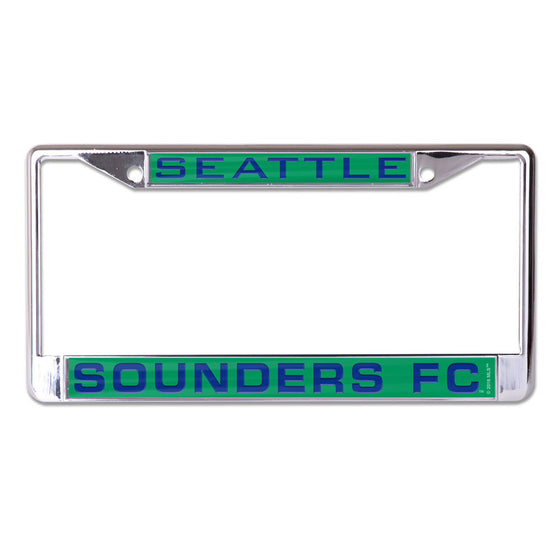 Seattle Sounders FC License Plate Frame - Inlaid - Special Order