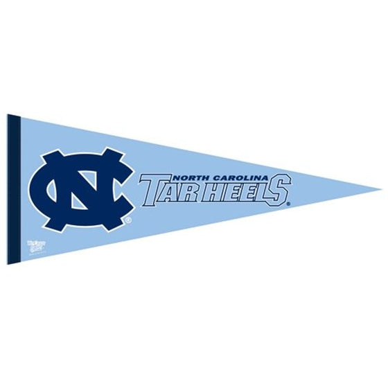 North Carolina Tar Heels Pennant 12x30 Premium Style NC Logo Design