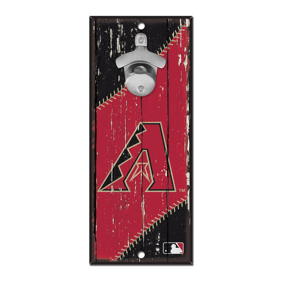 Arizona Diamondbacks Sign Wood 5x11 Bottle Opener - Special Order