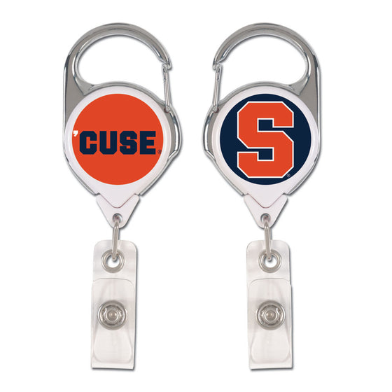 Syracuse OrangeÂ Badge Holder Premium Retractable - Special Order