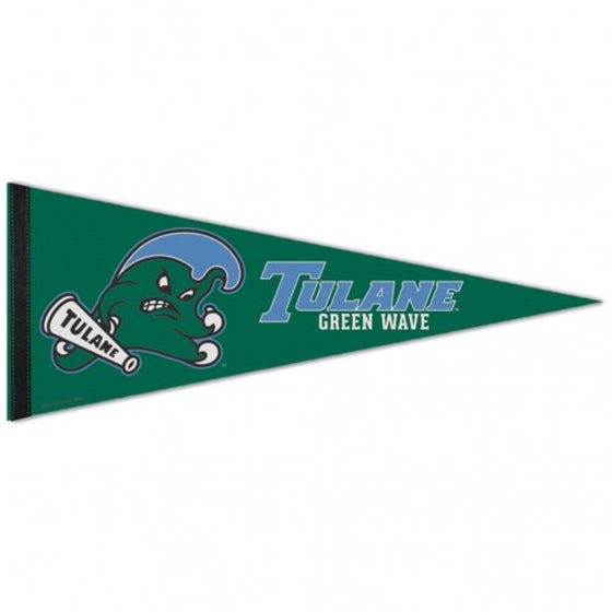 Tulane Green Wave Pennant 12x30 Premium Style