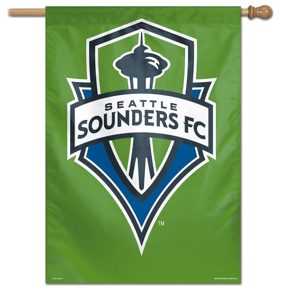 Seattle Sounders Banner 28x40 Vertical Special Order