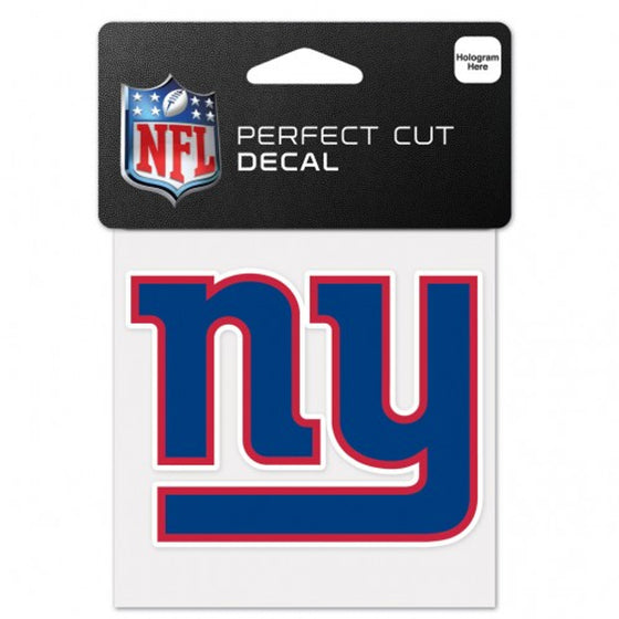 New York Giants Decal 4x4 Perfect Cut Color