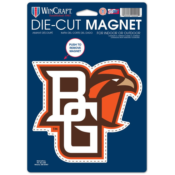 Bowling Green Falcons Magnet 6.25x9 Die Cut Logo Design Special Order