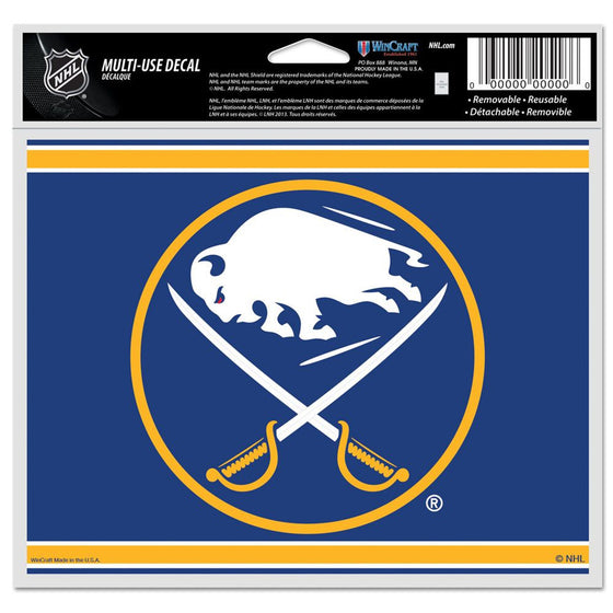 Buffalo Sabres Decal 5x6 Ultra Color - Special Order