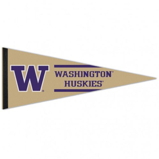 Washington Huskies Pennant 12x30 Premium Style