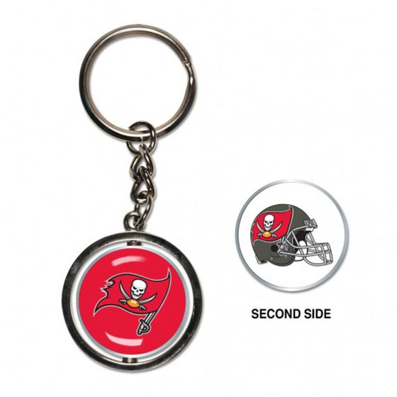 Tampa Bay Buccaneers Key Ring Spinner Style - Special Order