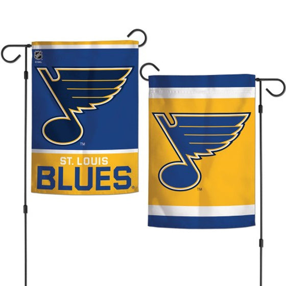 St. Louis Blues Flag 12x18 Garden Style 2 Sided (CDG)