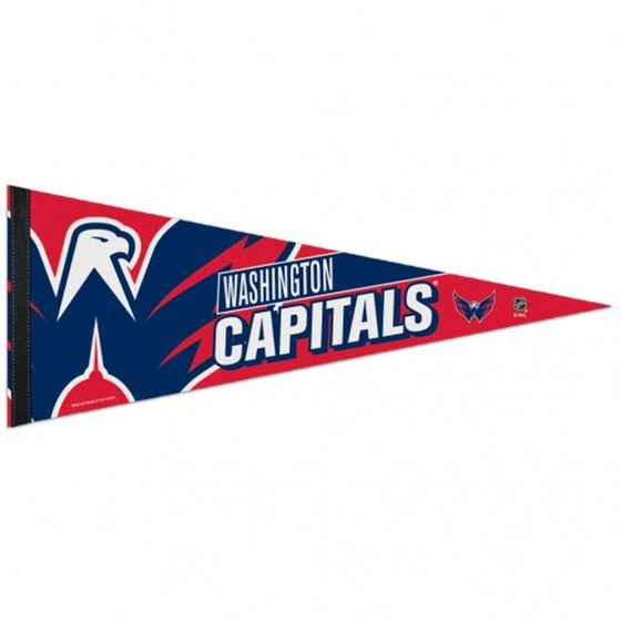 Washington Capitals Pennant 12x30 Premium Style - Special Order