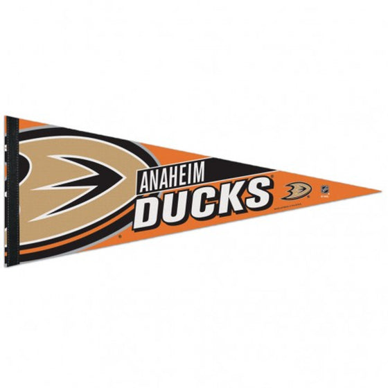 Anaheim Ducks Pennant 12x30 Premium Style - Special Order