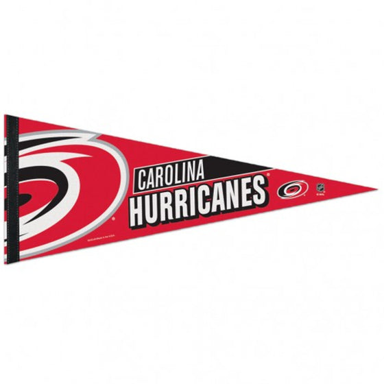 Carolina Hurricanes Pennant 12x30 Premium Style - Special Order