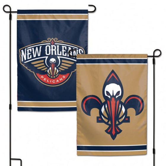 New Orleans Pelicans Flag 12x18 Garden Style 2 Sided Special Order (CDG)