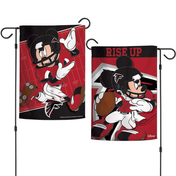 Atlanta Falcons Flag 12x18 Garden Style 2 Sided Disney - Special Order