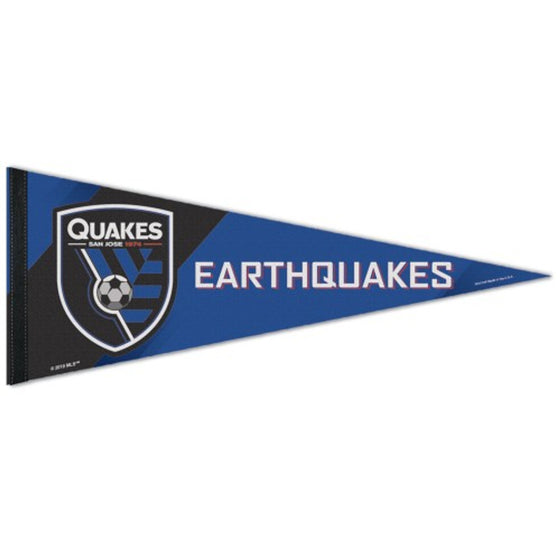 San Jose Earthquakes Pennant 12x30 Premium Style - Special Order