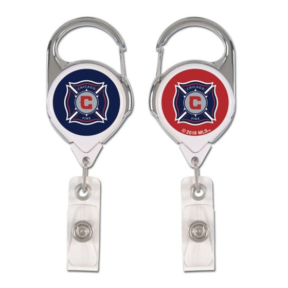 Chicago Fire Badge Holder Premium Retractable - Special Order